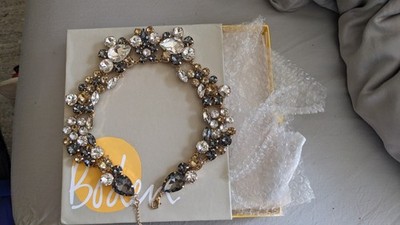 Boden jewerly necklace grey white gold