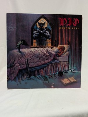 DIO, ''Dream Evil'' 12'' Black Vinyl LP Record 33 RPM, 1987. NRMT!