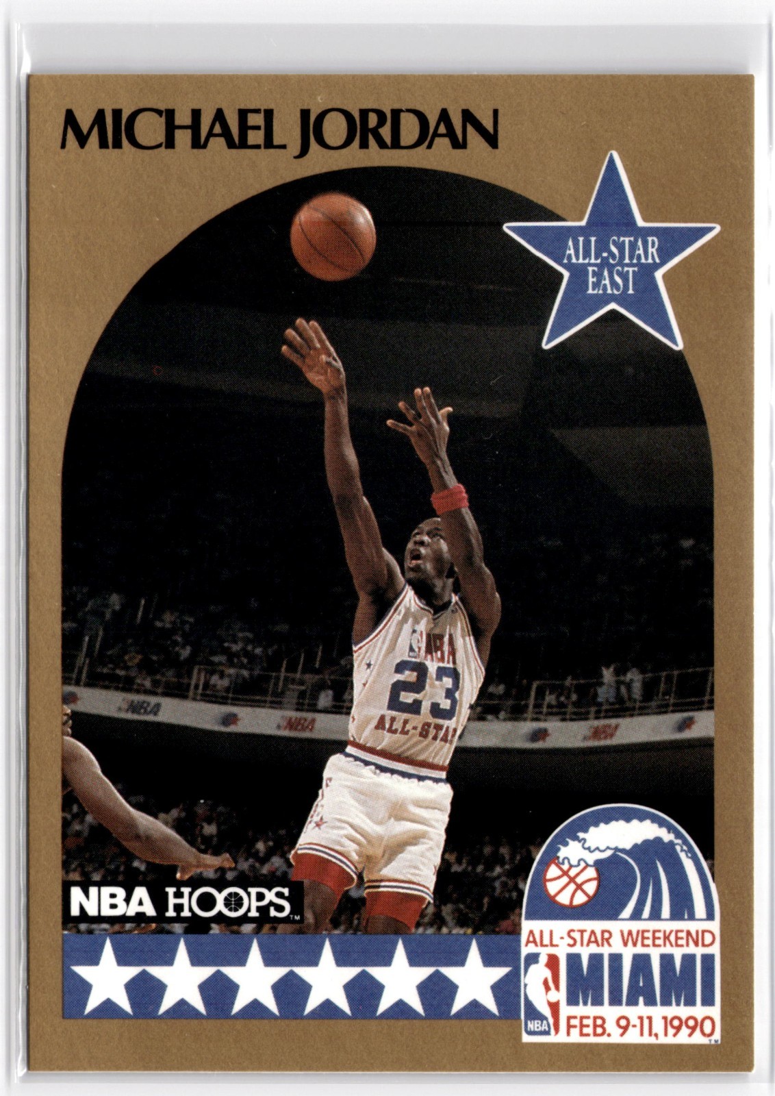 1990-91 NBA Hoops #5 Michael Jordan All Star Weekend Chicago Bulls