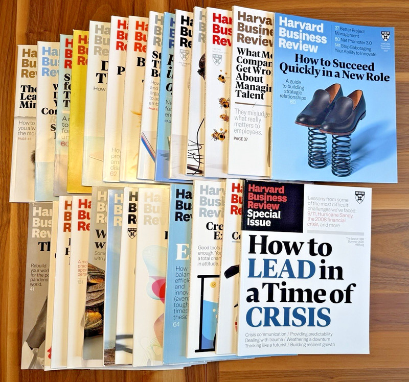 Large Lot of 26 Harvard Business Review Magazines 2020-2024 FREE SHIPPING!