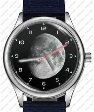 Full Moon Trendy 38mm Face Wrist Watch