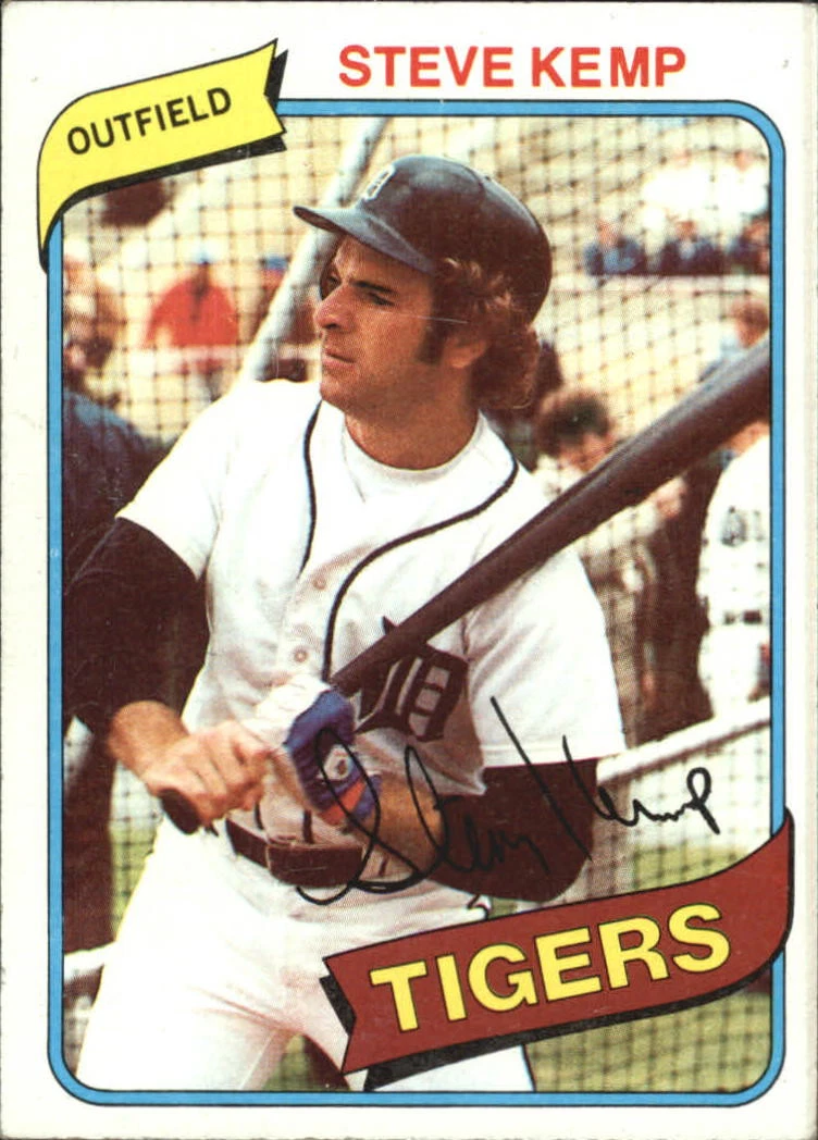 Steve Kemp trading card