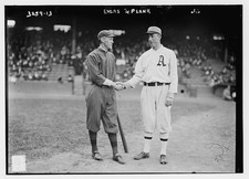 Photo:Johnny Evers Eddie Plank 1914 Baseball Players Shaking Hands