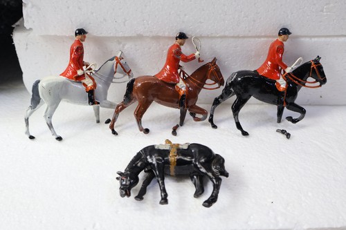 Vtg British Men Riding on a Horse Metal Toy Proprietors Britains LTD Copyright - Picture 3 of 21
