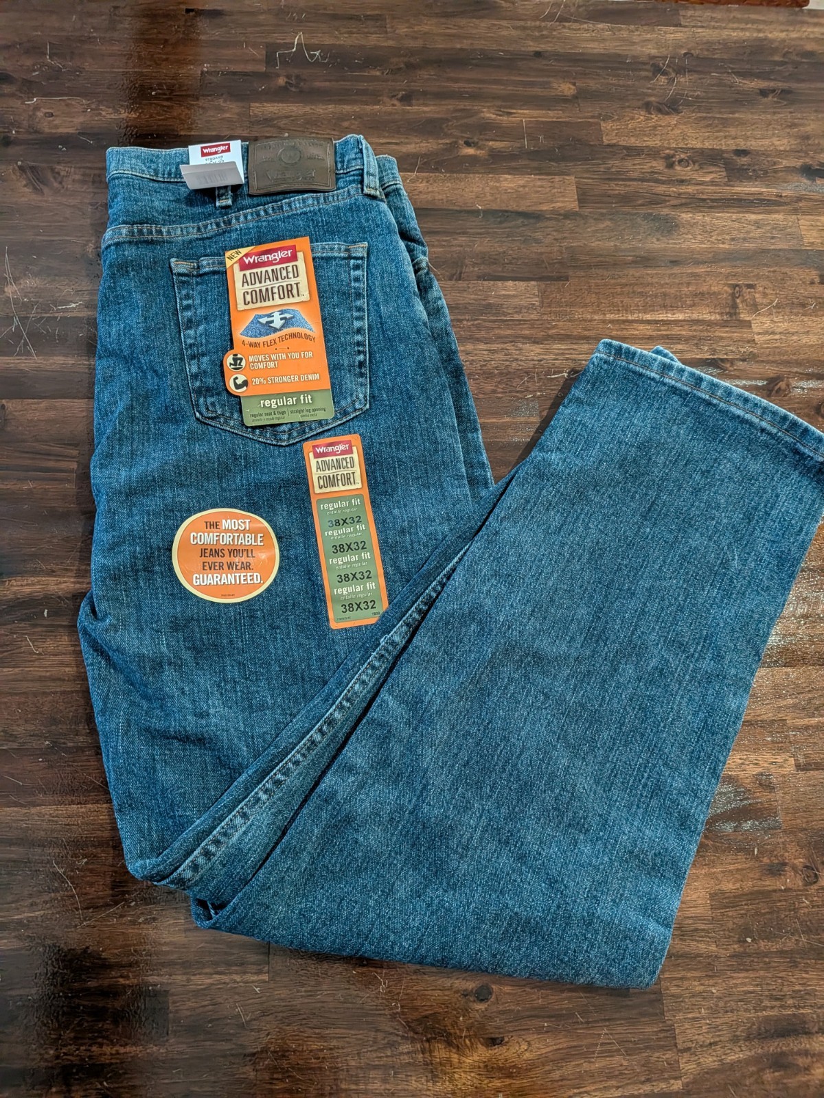 NEW Wrangler Premium Quality Advanced Comfort 4 Way Flex Reg