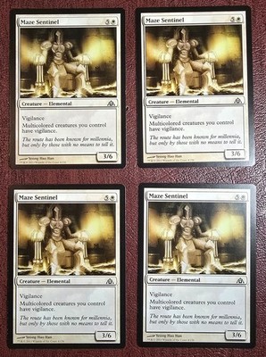 (4x) Maze Sentinel - MtG Dragon's Maze - C004 NM 2013
