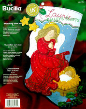 Angel Watching over Me Bucilla Stocking Kit 85175 SEALED MARIA STANZIANI LOVELY