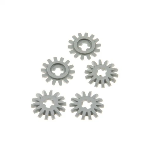 5x Lego Technic Gear 14 Tooth Old Light Grey Differential Gear 414352 4143