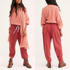 Intimately Free People Slouch Jogger Lounge Pants Fleece Drawstring Sz S