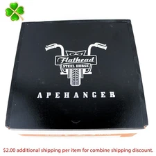 CAO Flathead Steel Horse Apehanger Empty Wood Cigar Box 6.5" x 6.25" x 3"