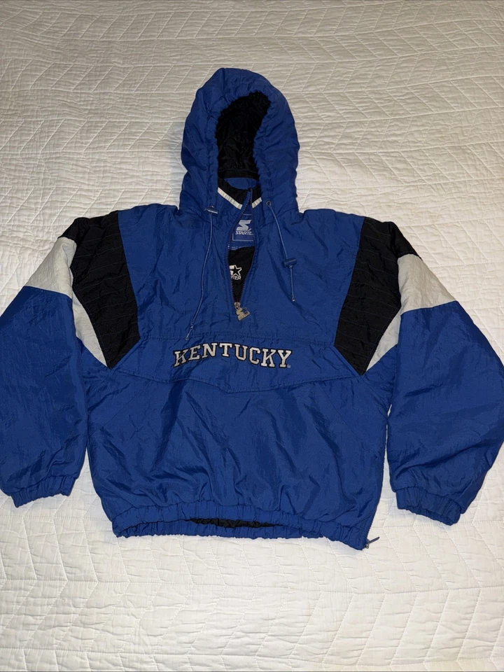 Vintage 1990s Kentucky University Wildcats Starter Jacket kids LARG EUC !!!! - Image 3 of 4