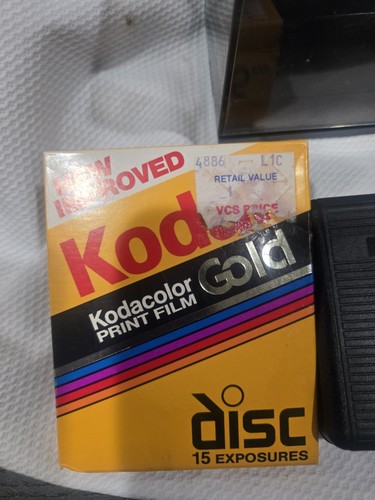 Vintage Kodak Disc 6000 Camera Display Set Sealed Kodacolor Film Case Manual - Picture 7 of 12