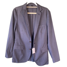 J Crew Jacket Mens Size XS NEW Cotton Unstructured Blue Casual Blazer Sportscoat