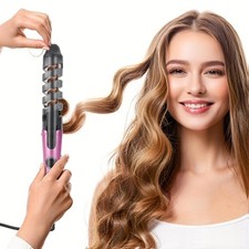 Curling-Iron Durable Long-Lasting Easy-To-Use Anti-Slip 19mm Spiral Curling Iron