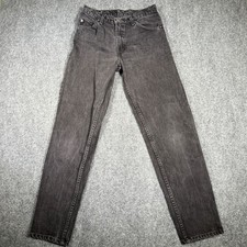 Levi's 550 Relaxed Fit Jeans Mens 30x32 Vintage 80s Made in USA Black Tapered