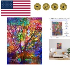 Diamond Art Kits for Adults, Tree of Life DIY Diamond Painting Kits Full Dril...