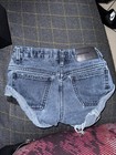 One Teaspoon Girls Blue Denim Cut-Off Shorts Size 10-12 Cotton Pockets Zip. — photo 2