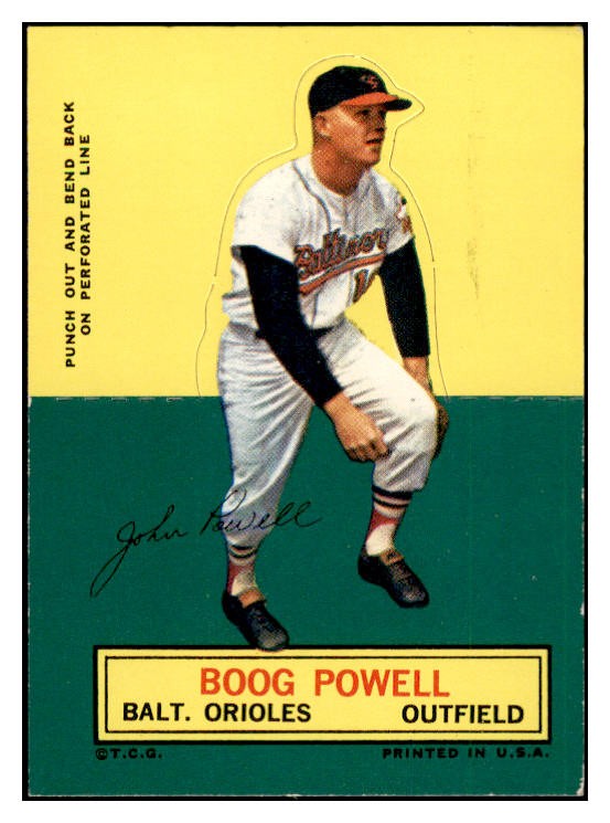 1964 TOPPS STAND UPS BOOG POWELL ORIOLES EX+/EX-MT 536845 (KYCARDS)
