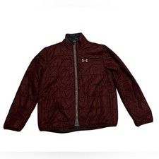 Under Armour Maroon Puffer Jacket Youth Large