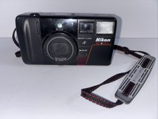 Nikon Tele Touch AF Point Shoot 35mm Film Camera 35-70mm Macro Lens No Battery