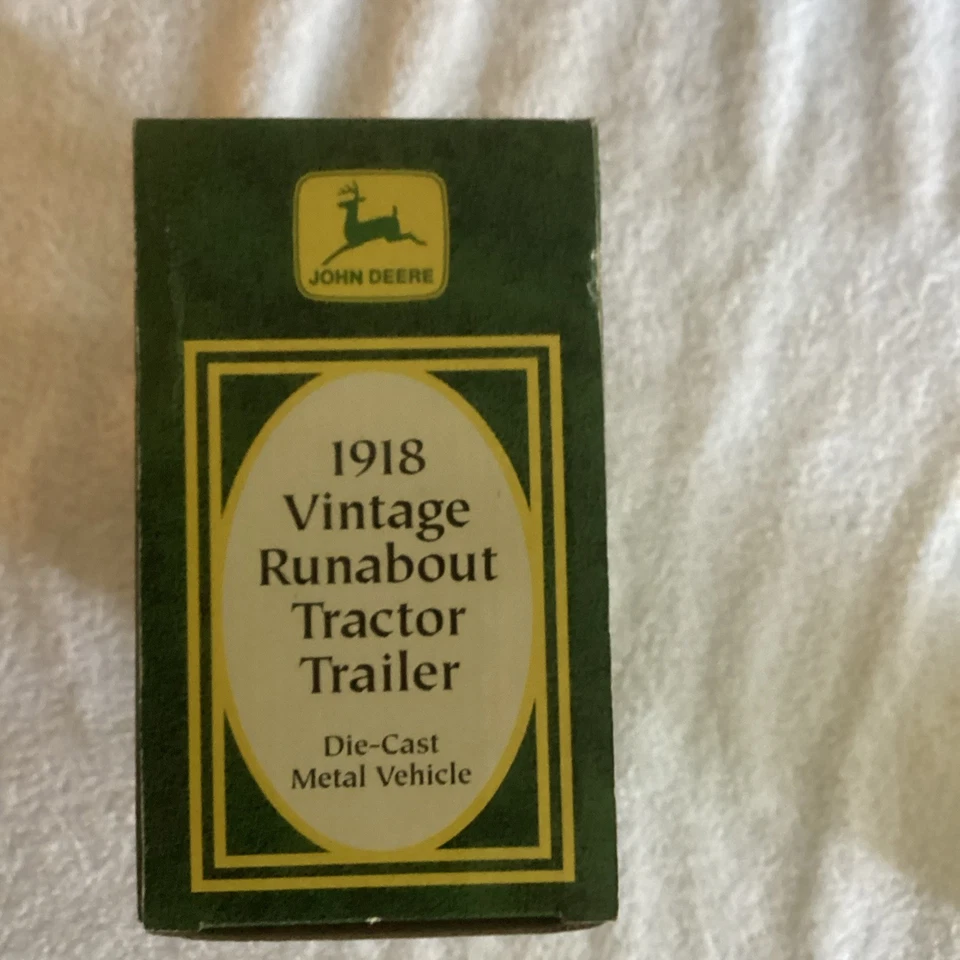 Remolque tractor diecast John Deere 1918 modelo T Runabout escala 1/25 Ertl nuevo en caja Foto 4 de 4