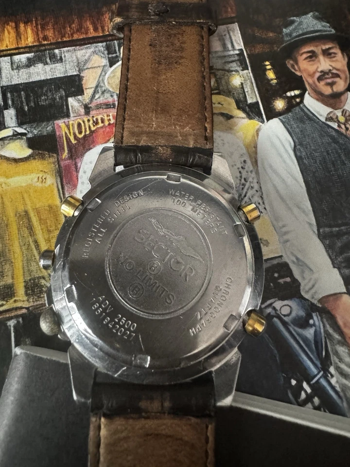 Sector No Limits ADV 2500 Vintage Swiss Quartz, Stainless Steel, 100m - Image 4 of 4