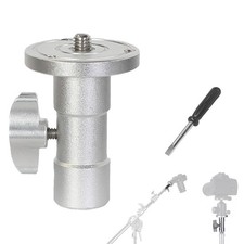 1 Pack 5/8" to 3/8" Baby Ball Head Adapter - Aluminum Camera Mount Converter ...