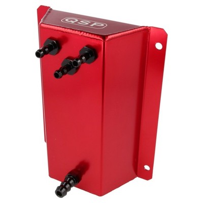 QSP Aluminium Catchtank Benzin 1 Liter rot 8 mm 12 mm