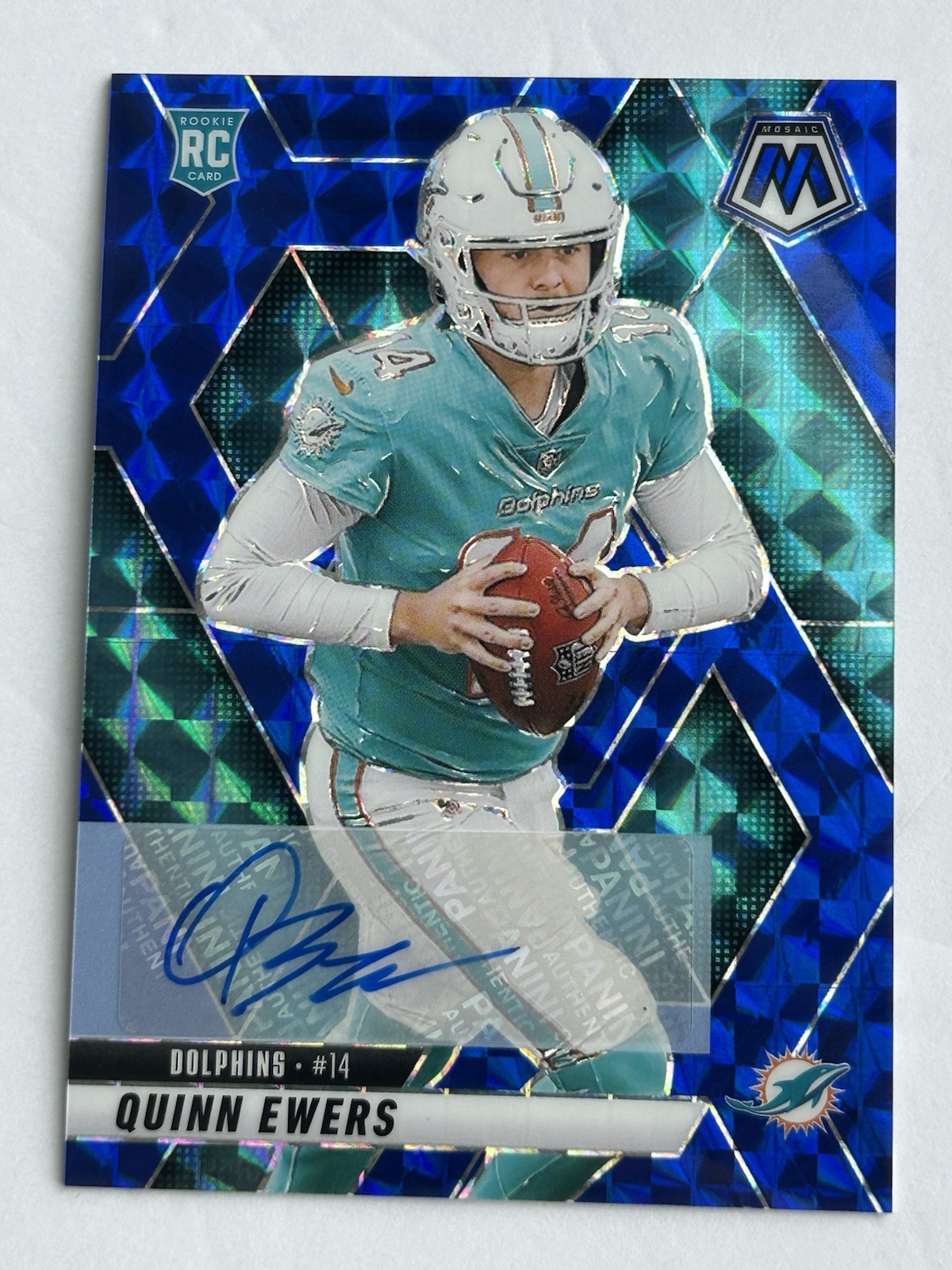 2025 Mosaic Quinn Ewers Blue Auto 98/99 No. 308