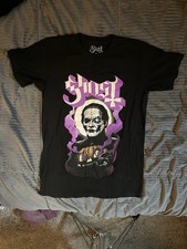 Ghost Papa IV & Pumpkin T-Shirt Size Small USED Official Merchandise