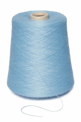 20 /Kg   Wolle (Merino) Polyacryl   AZZURRO   NM 28/2   Zwirn Kone Folco Garda