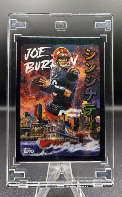 2025 Topps Chrome Football JOE BURROW KAIJU Case Hit SSP Cincinnati Bengals