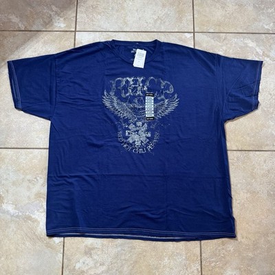 Red Hot Chili Peppers Blue Eagle Logo T-Shirt 2XL New With Tags