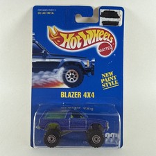 Hot Wheels BLAZER 4x4 - Blue Card #222 - Blue Metallic, HC55