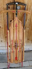 FLEXIBLE FLYER RACER LIMITED CENTENIAL RAIL WOOD 50" SNOW SLED