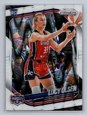 2025 Panini Prizm WNBA #104 Lucy Olsen White Seismic Prizms