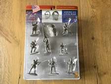 Conte American Civil War Confederate Infantry Firing Line Reverse Color 1/32 New