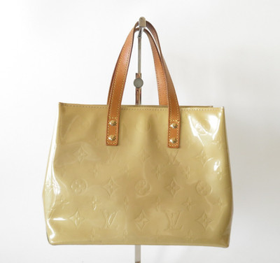 Louis Vuitton Monogram Reade PM Vernis Leather Tote Bag Handbag F#44985