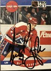 Nick Kypreos Washington Capitals autographed hockey card (1990-91 Pro Set #551) — photo 1