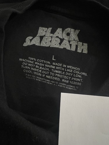 BLACK SABBATH x BLM (2020) Official OZZY Black Lives Matter T-Shirt Size Large - Picture 6 of 6
