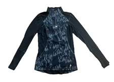 Smartwool PhD 1/4 Zip Pullover Top Merino Wool Blend Light Wind Black Size S