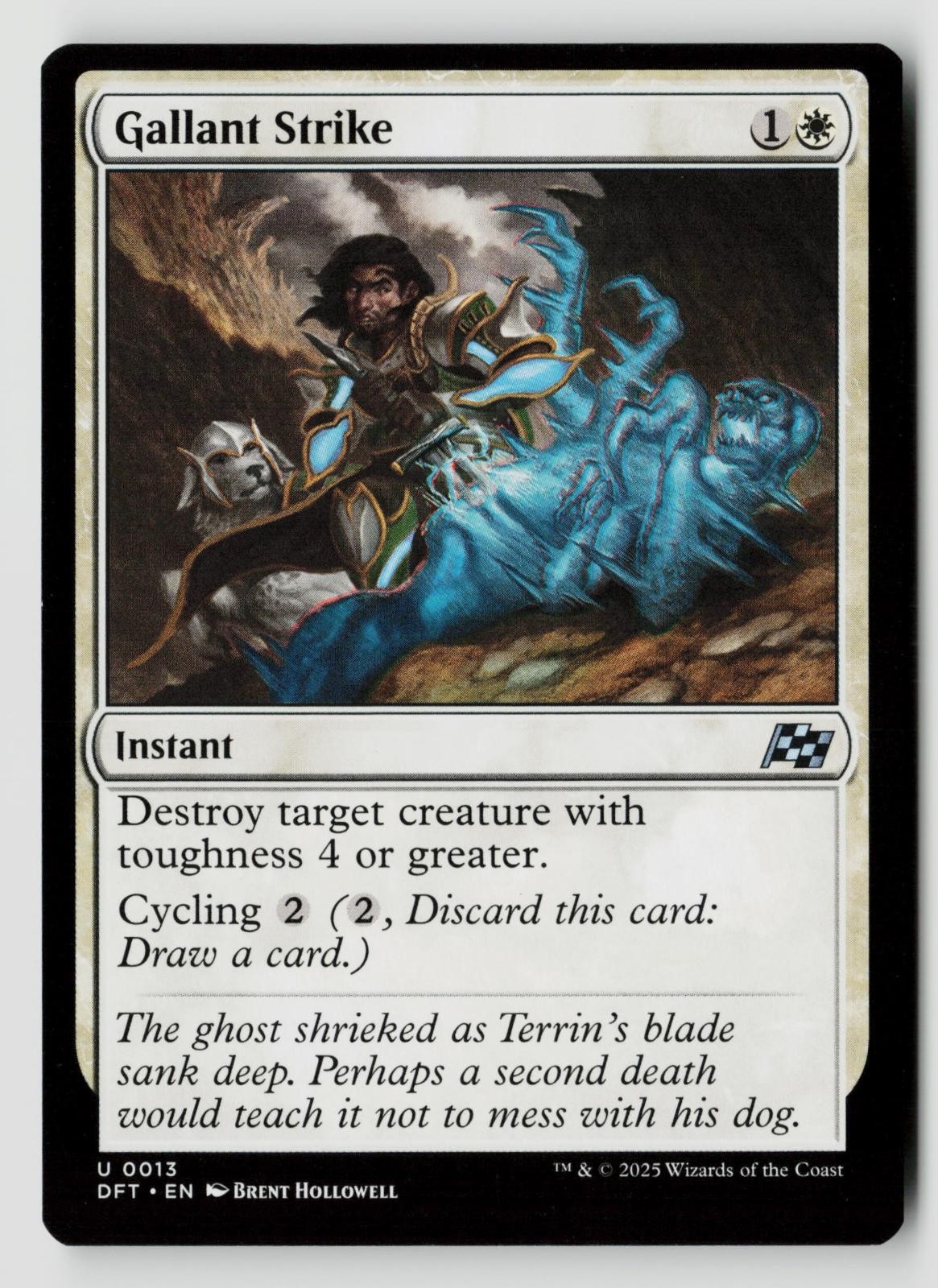 Gallant Strike 13 Uncommon Aetherdrift Magic: The Gathering Near Mint