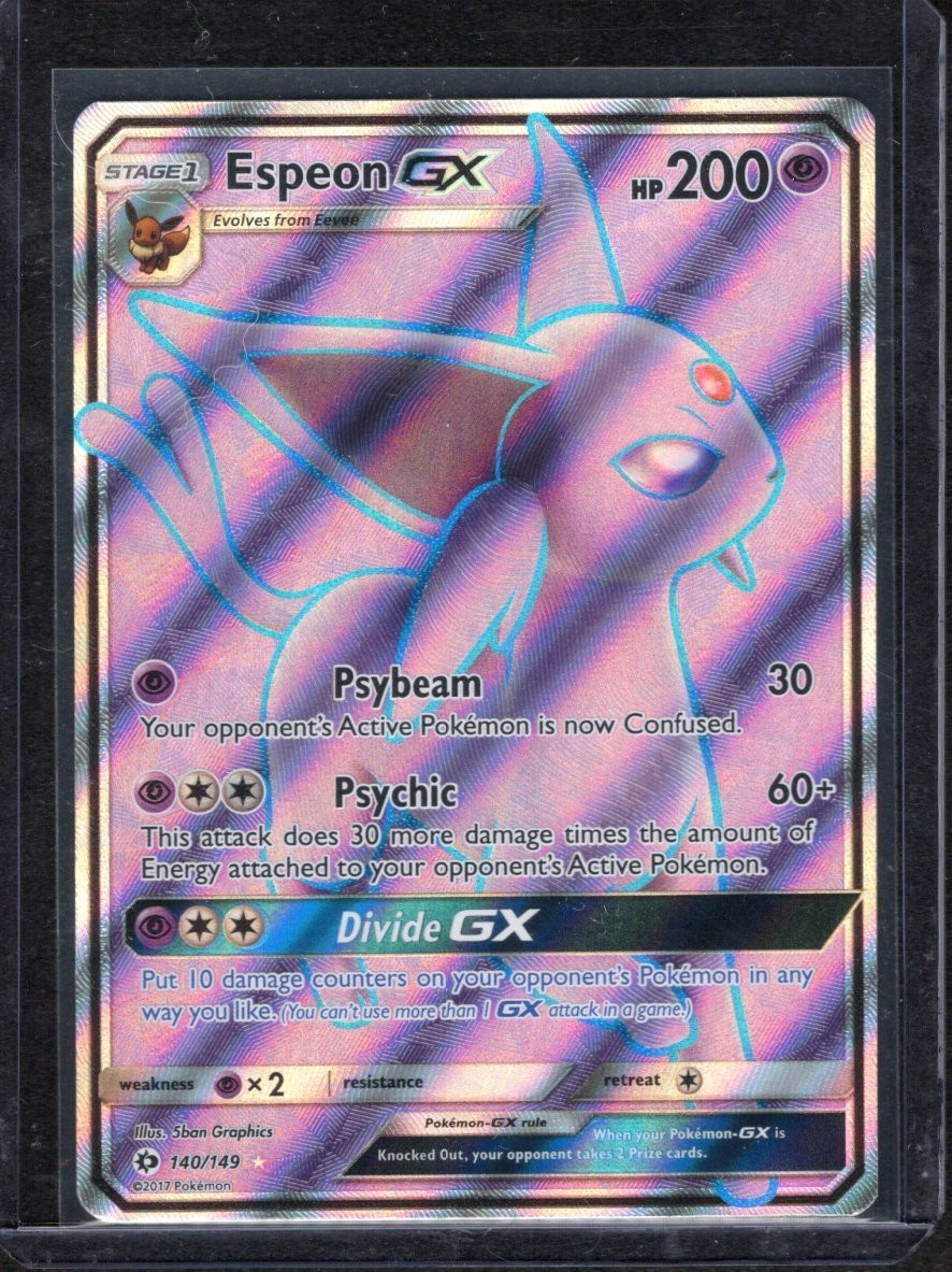 [NM] Espeon GX 140/149 Hyper Rare Holo Full Art Sun And Moon