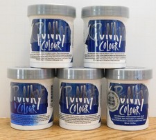 Lot of 5 Punky Colour Midnight Blue 1414 Semi-Permanent Conditioning Hair Color