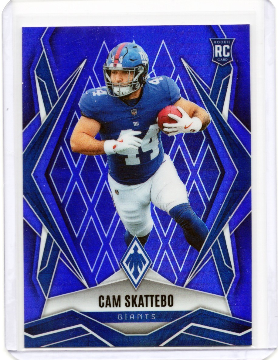 2025 Panini Phoenix - Rookies Cam Skattebo #168 Purple Hyper /249 (RC)