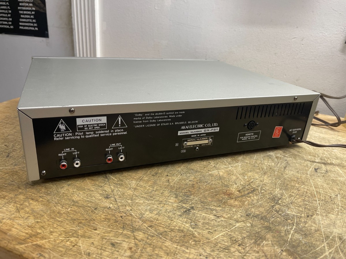 AKAI GX-F51 Cassette Deck | eBay