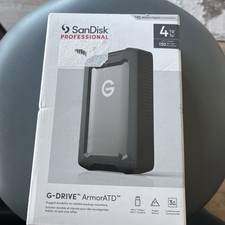 SanDisk Professional 4TB G-DRIVE ArmorATD USB-C Portable HDD sealed!!!
