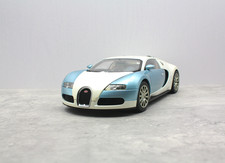 AUTOart 1/18 Bugatti VEYRON LEDITION EB 16.4 Blue/white Diecast Model Car