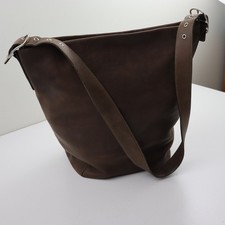 Vintage Coach Soho Bucket Duffle Leather Shoulder Bag Purse Brown Tote USA Made