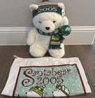 Vintage Dayton Hudson Marshall Field's 2005 Santa Bear W/ Original Bag & Tag
